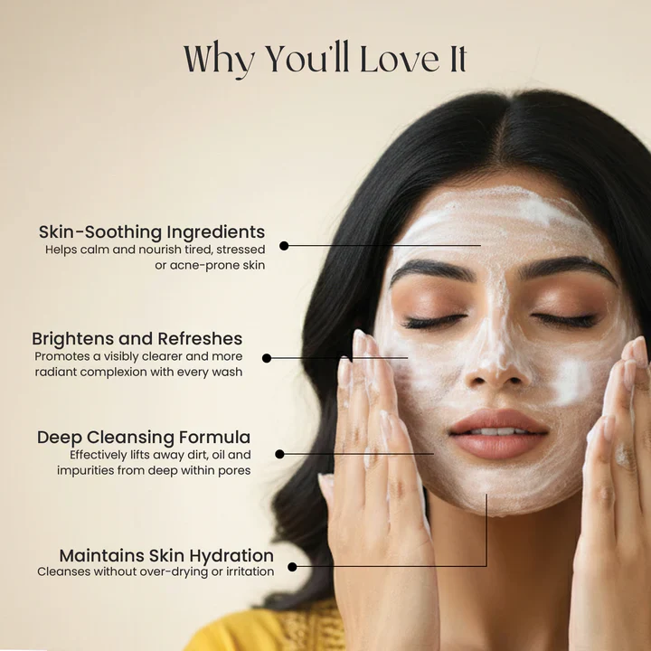 Ubtan Face Wash with Turmeric & Saffron - Image 4