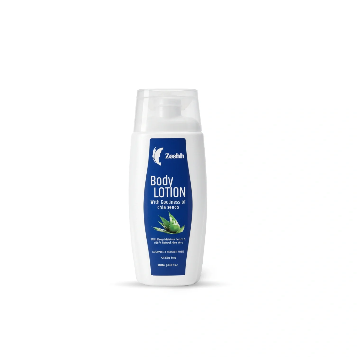 Zeshh Body Lotion with Natural Aloe Vera & Chia Seed Extract - Image 6