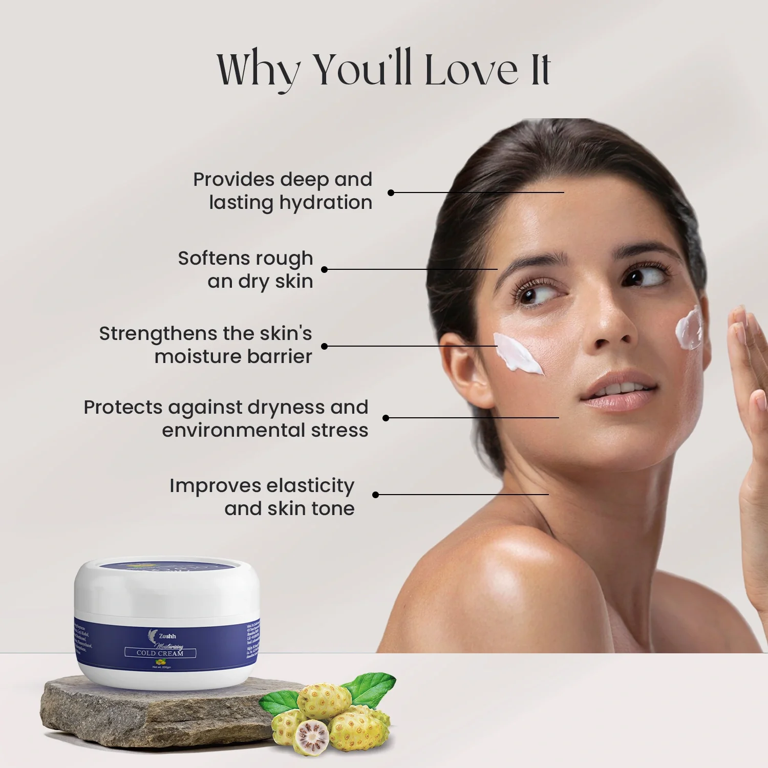 Zeshh Moisturising Cold Cream - Image 3