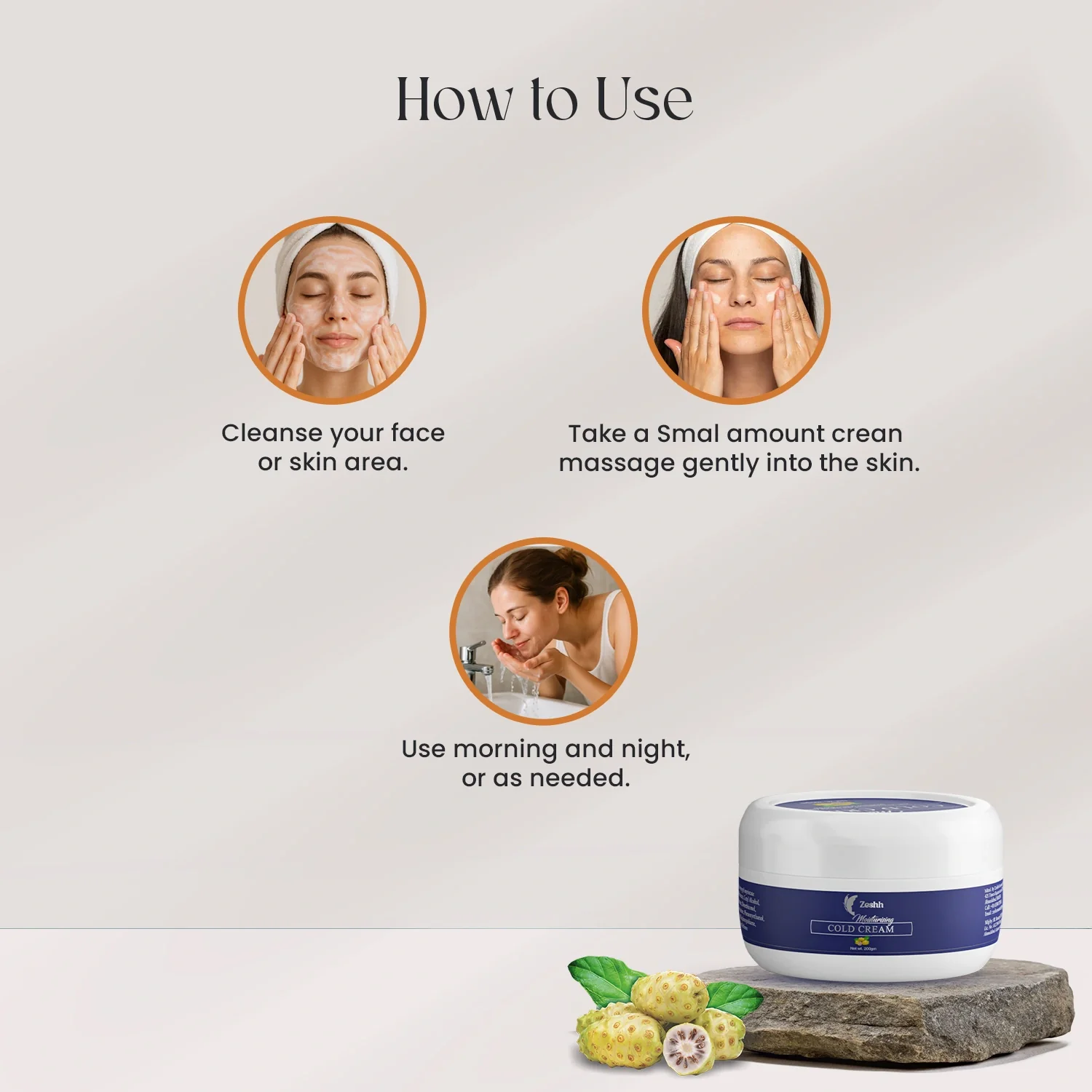 Zeshh Moisturising Cold Cream - Image 5