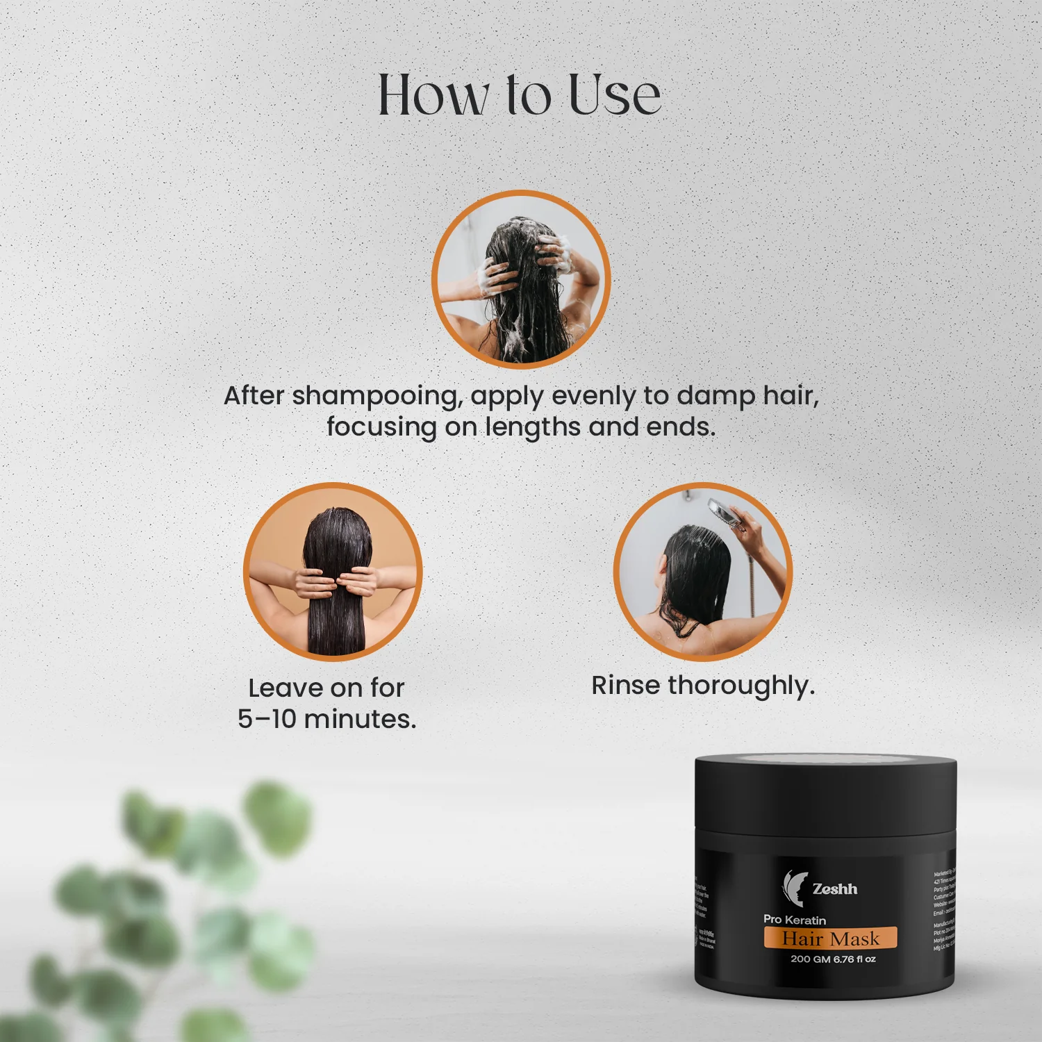 Zeshh Pro Keratin Hair Mask - Image 5