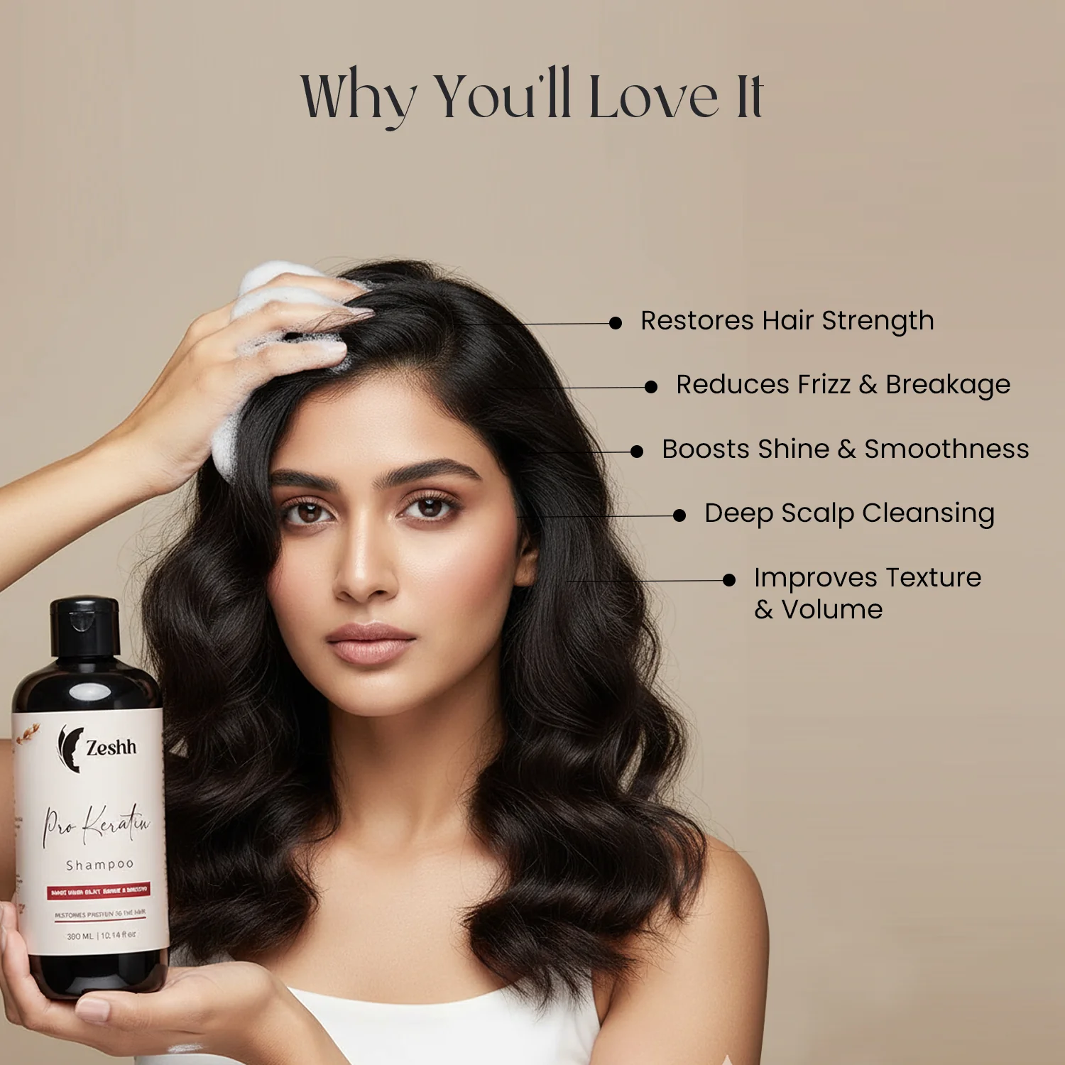 Zeshh Pro Keratin Shampoo - Image 3