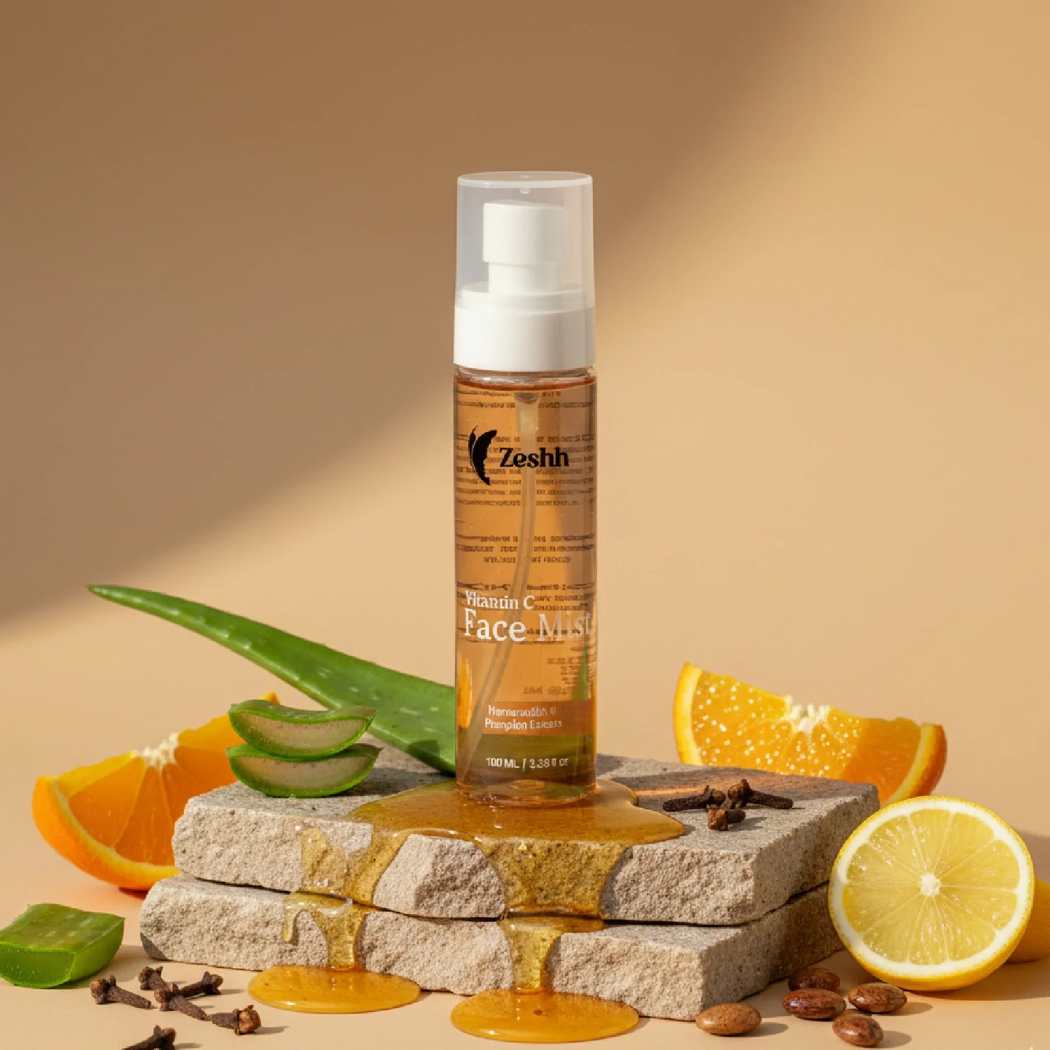 Zeshh Vitamin C Face Mist – Brightening, Hydrating & Glow-Boosting Facial Mist for Radiant Skin - Image 2