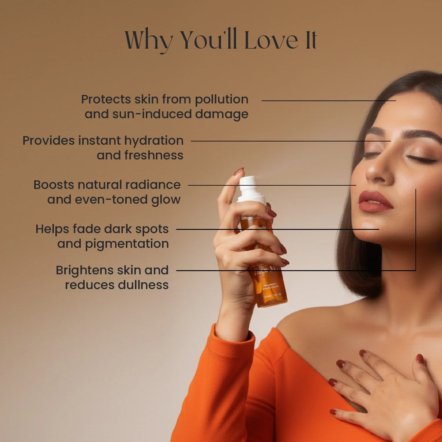 Zeshh Vitamin C Face Mist – Brightening, Hydrating & Glow-Boosting Facial Mist for Radiant Skin - Image 5